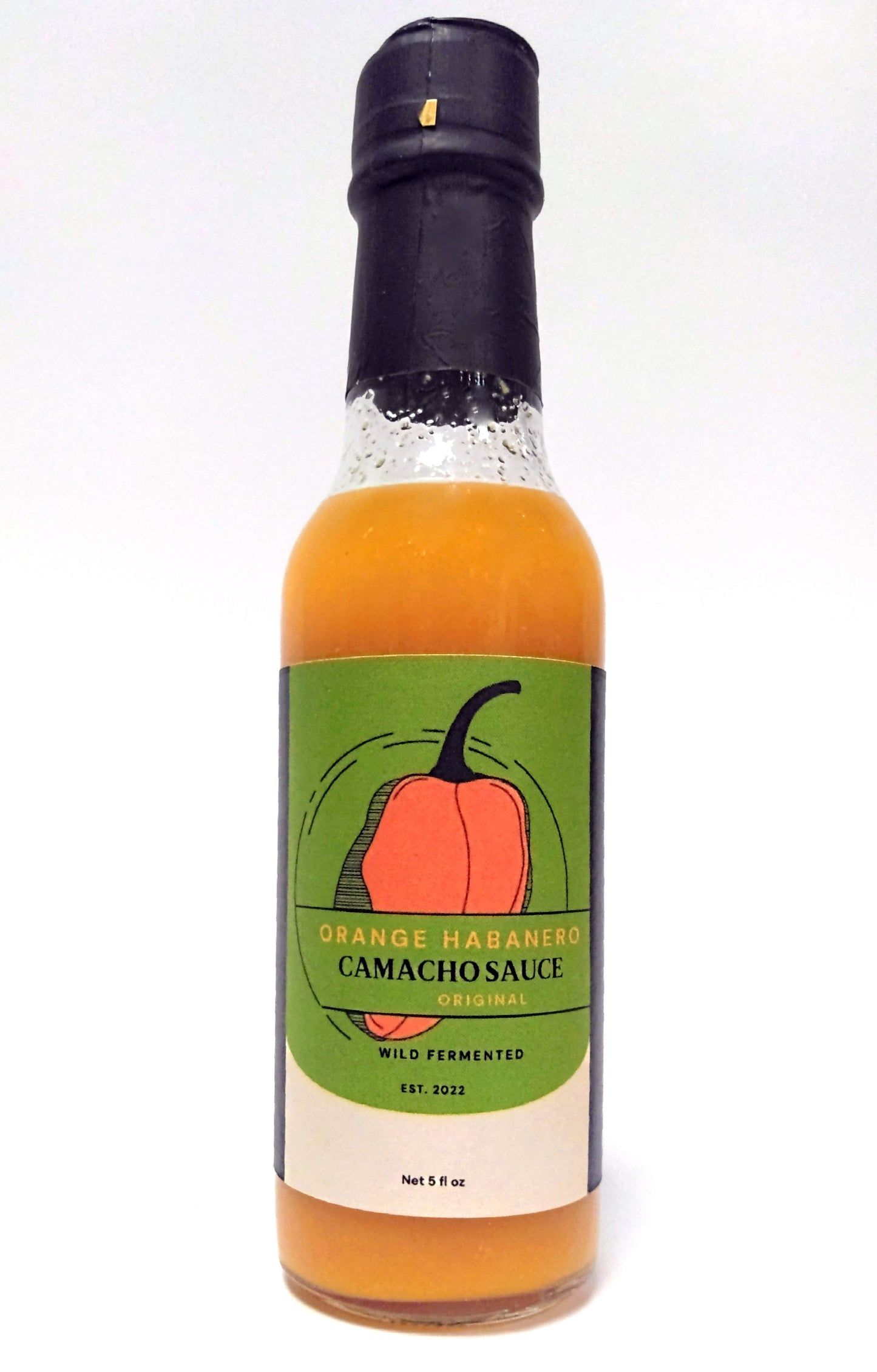 Orange Habanero Camacho Hot Sauce 